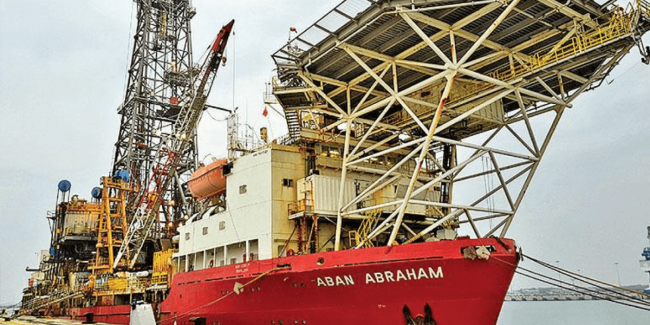 aban abraham oil drilling rig supported by hayleys energy aban abraham oil drilling rig supported by hayleys energy